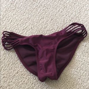 Maroon swim bottoms
